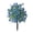 Blue, variant on Artificial Boxwood Topiary Ball Tree,Artificial Violet Flowers,23" Outdoors Fake UV Resistant Plants with Ground Spike,for Lawn Yard Garden Home Decor