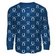 thumbnail image 2 of Toddler Outerstuff Royal Indianapolis Colts All-Over-Print Long Sleeve T-Shirt and Pants Sleep Set, 2 of 3