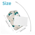 thumbnail image 4 of Square 2Pack PU Leather Panda Cruise Luggage Tag with Privacy Cover and Stainless Steel Ring - Suitable for Travel Handbags Backpacks Luggage Tags, 4 of 6