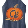 thumbnail image 3 of Barbie - Pumpkin Logo - Juniors High Neck Tank Top, 3 of 5
