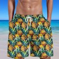 thumbnail image 1 of Puntoco Pantalones Cortos Cargo Casuales Para Hombre, Color Sólido, Con Cordón, Cintura Elástica, Pantalones Deportivos Con Bolsillos, 1 of 5