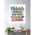 thumbnail image 2 of Pediatric Nurse – Kind Heart, Cool Scrubs – Cute Animal Design Poster Wall Art, Modern Wall Decor, 8x12 UNFRAMED, 2 of 3