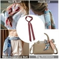 thumbnail image 5 of Unique Bargains 1 Pc Scarf Headband Stylish Print Neck Scarf for Women Red, 5 of 5