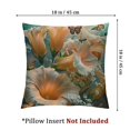 thumbnail image 4 of Creowell Flower Butterfly Throw Pillow Cover White Calla Lily Pink Rose Spring Flowers Bouquet Decorative Pillow Covers Square Pillowcase Cushion Covers White, 4 of 7