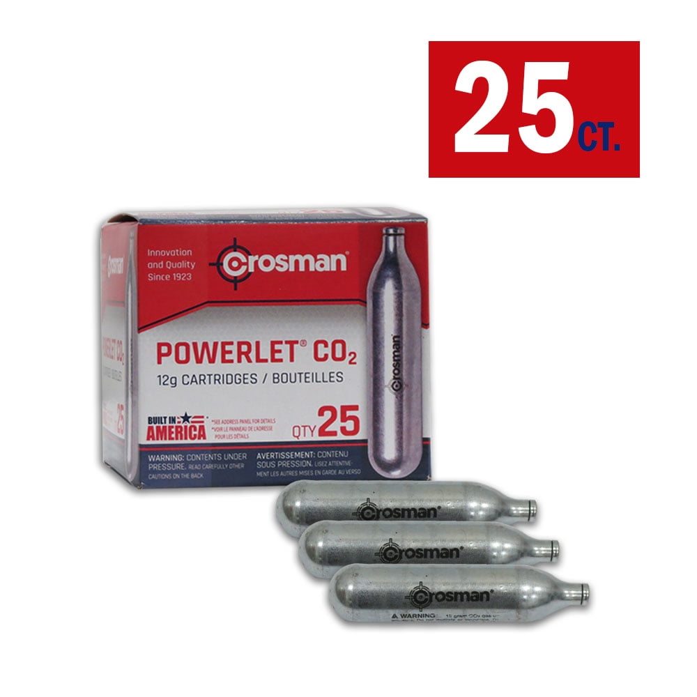 Crosman 12Gram CO2 Cartridges 25ct