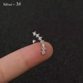 thumbnail image 4 of K-KED Gold Color Stainless Steel Piercing Earring Piercing Delicate Jewelry Star Ear Stud Women-gold3, 4 of 9
