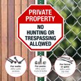 thumbnail image 4 of Private Property Sign, No Hunting or Trespassing Sign,, 4 of 8
