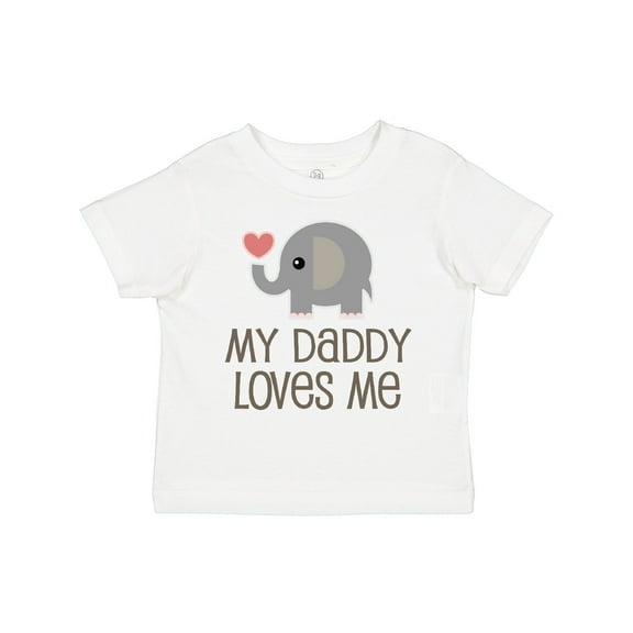 Inktastic My Daddy Loves Me Boys or Girls Toddler T-Shirt