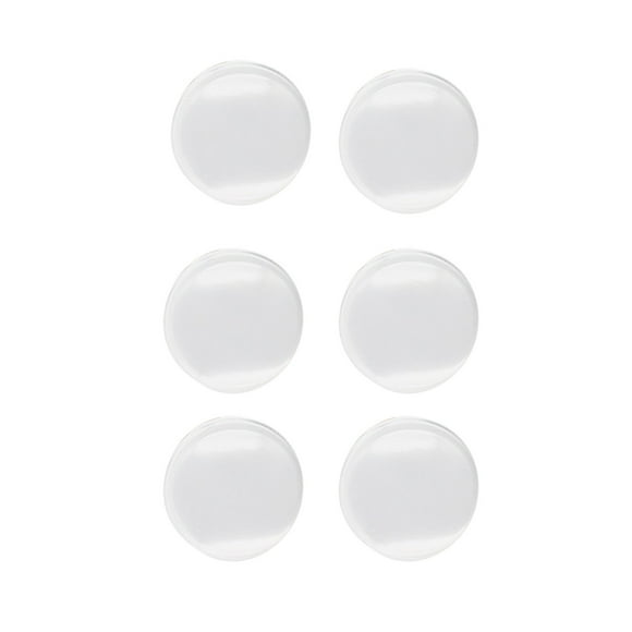 kjfeif 6PCS Transparent Strong Adhesive Non Mark Anti Collision Pad Round Mute Door Handle Rear Anti Collision Paste for Door Handle. Guard Door Bumper Wall Protector Silencer