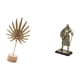 thumbnail image 5 of Escultura nórdica abstracta de hoja de metal y caballero, figura creativa, adorno decorativo europeo para mesa, entrada, sala de estar, decoración del, 5 of 8