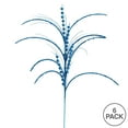 thumbnail image 3 of Vickerman 29" Turquoise Glitter Harvest Artificial Christmas Spray. Includes 6 sprays per pack., 3 of 3