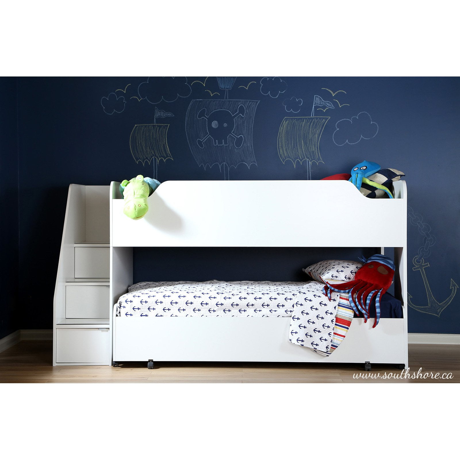 loft trundle bed with storage