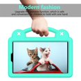 thumbnail image 3 of SaniMore EVA Kids Case for Samsung Galaxy Tab A7 Lite 8.7" 2021 (SM-T220/T225), Skid-Proof Lightweight Case for Boys Girls with Kickstand Handle Shockproof Cover for Samsung Tab A7, Mint, 3 of 7