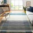 thumbnail image 2 of SAFAVIEH Striped Kilim Payton Striped Area Rug, Beige/Teal, 8' x 10', 2 of 11