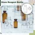 thumbnail image 4 of Uxcell 1000ml Glass Reagent Bottle, Wide Mouth Reagent Media Storage Bottle with Ground Stopper for Lab Water Reagent Liquids Chemistry Science Vase Perfume, Clear(35.2oz), 4 of 6