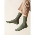 thumbnail image 4 of BH-JJSMGS 5/6 Pairs Pack Solid Crew Calf Socks For Men Breathable Casual Multi-Colored US Size 7-12, 4 of 7