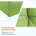 thumbnail image 6 of EAGLE PEAK Tufted Outdoor/Indoor High Back Patio Chair Cushion, Set of 2, 46 x 22 in,Green, 6 of 9