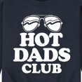 thumbnail image 3 of Instant Message - Hot Dads Club  - Men's Crew Neck Fleece Pullover, 3 of 6