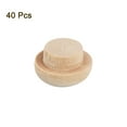 thumbnail image 3 of Uxcell 40Pack Wood Button Plugs, 8mm/0.31" Hardwood Screw Hole Plug Mushroom Wooden Caps Buttons Wood Plug, 3 of 6