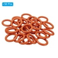 thumbnail image 3 of Unique Bargains 50mm Natural Wooden Rings, 50 Pack Wood Ring Round Linking Rings Wood Loop Circle for Craft, Orange, 3 of 8