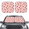 thumbnail image 2 of Balery 2 Piece Watermelon Car Windshield Sun Shade|Foldable Front Windshield Shade for Car Front Window for Most Sedans SUV Truck-Small, 2 of 7