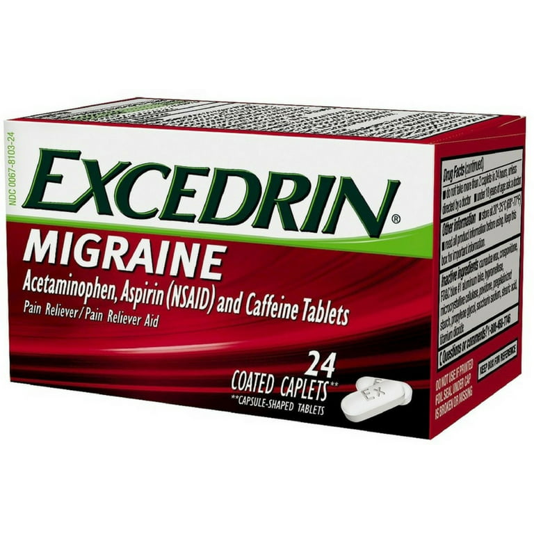 Excedrin Extra Strength Pain Relief Aid, Caplets - 24 count