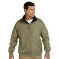 thumbnail image 1 of Harriton M740 Nylon Fleece Lined Jacket - British Khaki/Black - 4X-Large, 1 of 2