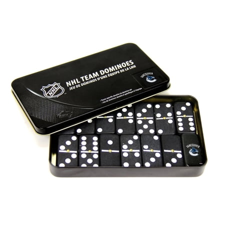 Vancouver Hockey Canuck's Logo Domino Set in Gift Tin (Dominoes)