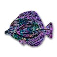 thumbnail image 1 of Next Innovations 101410011-WHIMSY 16 x 12 in. Whimsy Angel Fish Metal Wall Art, 1 of 1