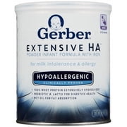 Gerber Good Start Extensive HA Hypoallergenic Powder Infant Formula with Iron, 14.1 oz Canister (6 Pack)