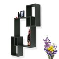 thumbnail image 3 of GoDecor Étagère Flottante Noire 3 Inct Murale Décoration Maison, 3 of 6