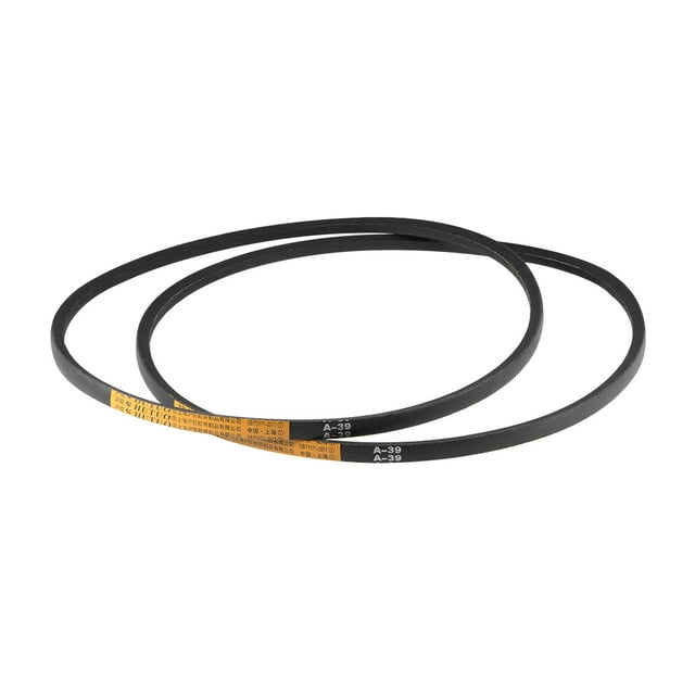 Unique Bargains A39 V-Belts 39' Mid-Perimeter, A-Section Rubber Drive Belt 2 Pack
