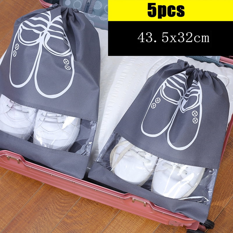Drawstring Bag Shoe Bag Portable Travel Storage Waterproof 