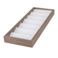 thumbnail image 2 of kusrkot 7 Compartment Wooden Glasses Storage Box Sunglasses Holder Velvet Lining Storage, 2 of 9