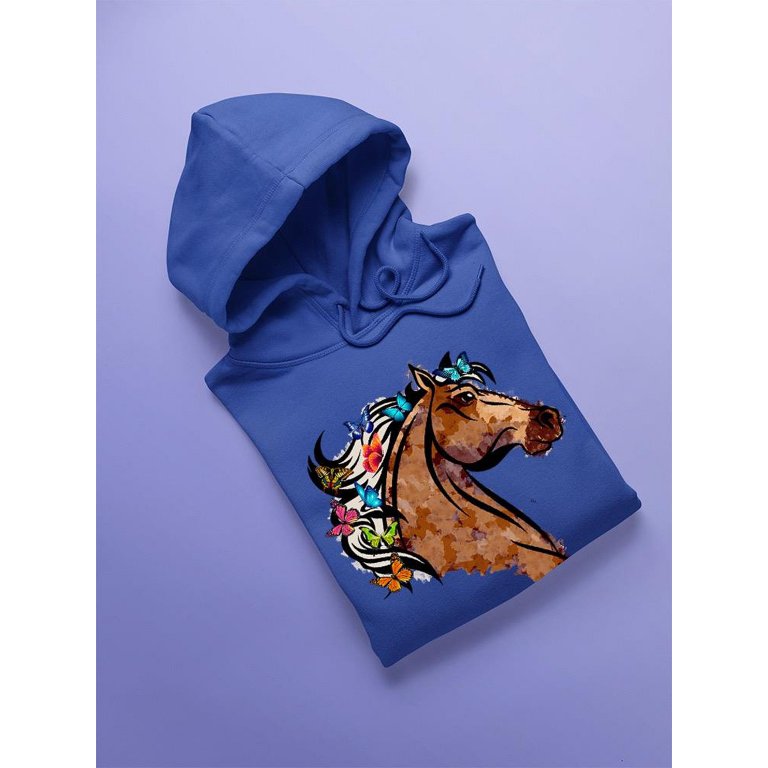 Horse top hoodie women's