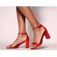 thumbnail image 2 of Zoe Sandals Red, 2 of 6