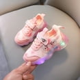 thumbnail image 1 of Frozen Kids Light Shoes Girls Children's Led Elsa Casual Sneakers Transpirable Soft Anti-Slip Running Sports Shoes31 Gao Jinjia LED, 1 of 2
