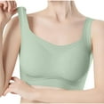 thumbnail image 6 of ALLLIST Bras for Women Push up Seamless Back Smoothing Bralette Solid Cozy Green Sport Ladie's Bras Size M-2XL, 6 of 6