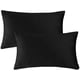 thumbnail image 1 of Fundas decorativas negras para almohadas lumbares pequeñas, fundas de cojín, fundas de almohada de terciopelo, fundas de almohada para sofá de 12x20 pulgadas, juego de 2 Vhermosa CZJJ-ZC4-1, 1 of 5