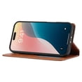 thumbnail image 3 of For iPhone 17 Pro Cell Phone Case Magnetic Closing PU Leather Stand Cover - Wine Red, 3 of 5
