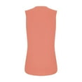 thumbnail image 5 of Diufon Summer Casual Womens Tank Tops Solid Color Breathable Tees V Neck Sleeveless T-Shirts, 5 of 7