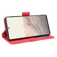 thumbnail image 5 of Case for Google Pixel 6 Pro Cover Adjustable Detachable Card Holder Magnetic closure Leather Wallet Case - Red, 5 of 5