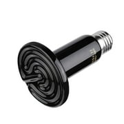 Heat Lights For Reptiles,110V-130V Infrared Ceramic Socket Natural Glow Heater Reptile Heat Light