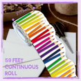 thumbnail image 3 of 1 rollo de 59 pies de bordes autoadhesivos para tablones de anuncios con borde festoneado y patrones a lápiz para Cla,, 3 of 5