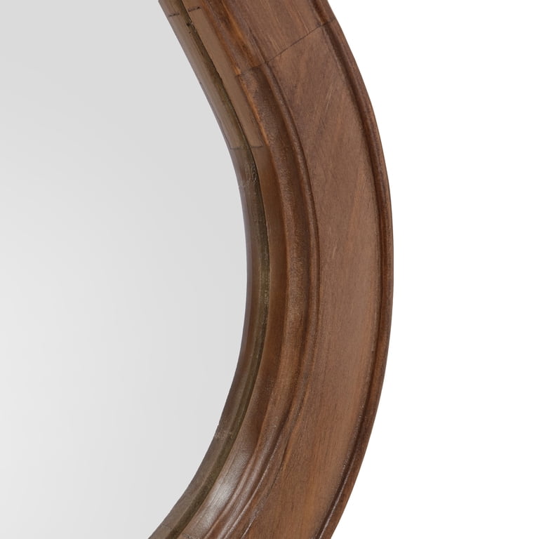 My Texas House Ornate Floral Carved Wood Framed Mirror 40x79