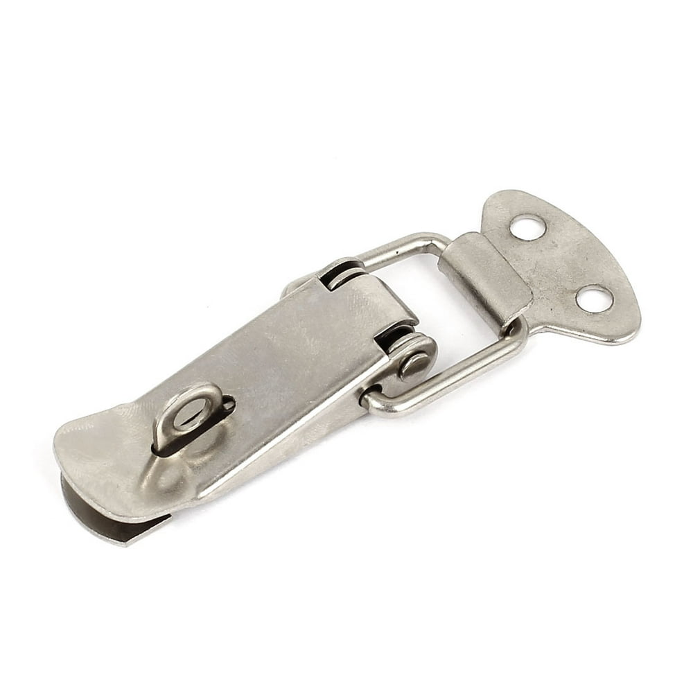 2.8" Long Silver Tone Toolbox Locked Style Pull Down Loop Draw Latch
