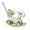 green, variant on Kids Rocking Horse Balance Bike Ride on Toys with Balance Plate Push Handle Backrest
