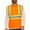 Orange-Double, variant on Men's Safety Yellow Muscle Shirt - Double Reflective Safety Tank Top-6612-Yell-2XL