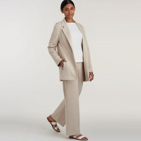 Simplicity Misses' Jacket and Pants Sewing Pattern S9227 Size 8-10-12-14-16