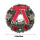thumbnail image 4 of Corona Navideña Falsa con Lazo y Texto. Tarjeta También Adornada con Bolas y Flores Navideñas. Adornos Navideños para Puerta., 4 of 7